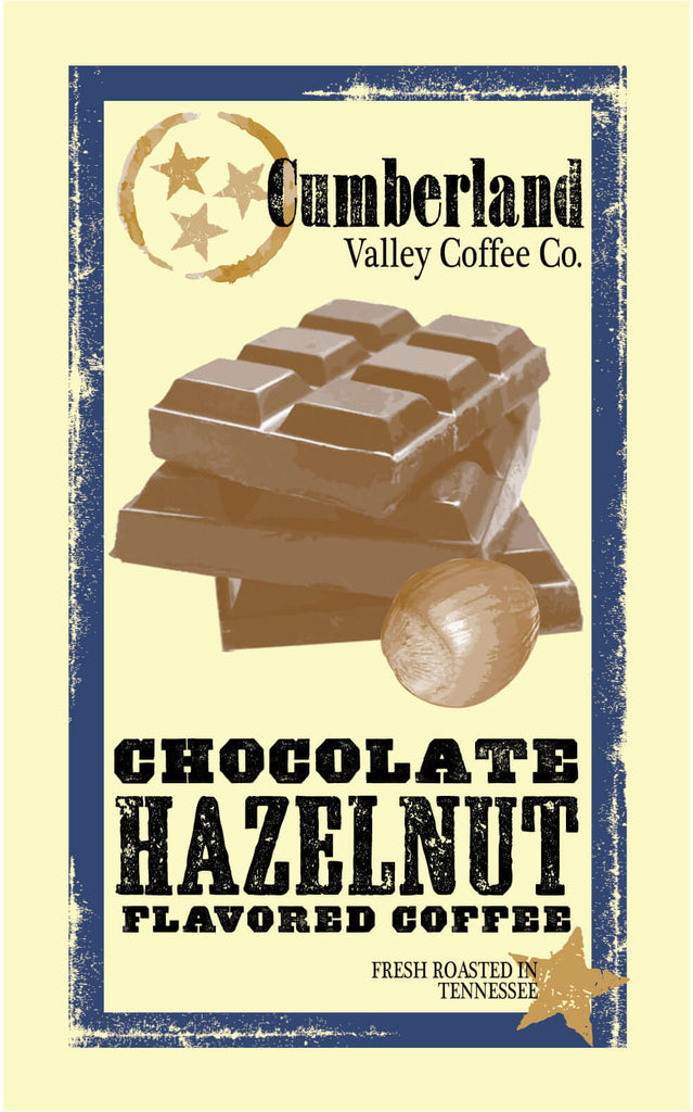 Chocolate Hazelnut flavored coffee. 16 oz. Savor the rich taste of warm Chocolate Hazelnut in every sip. Start your day the luxurious way!